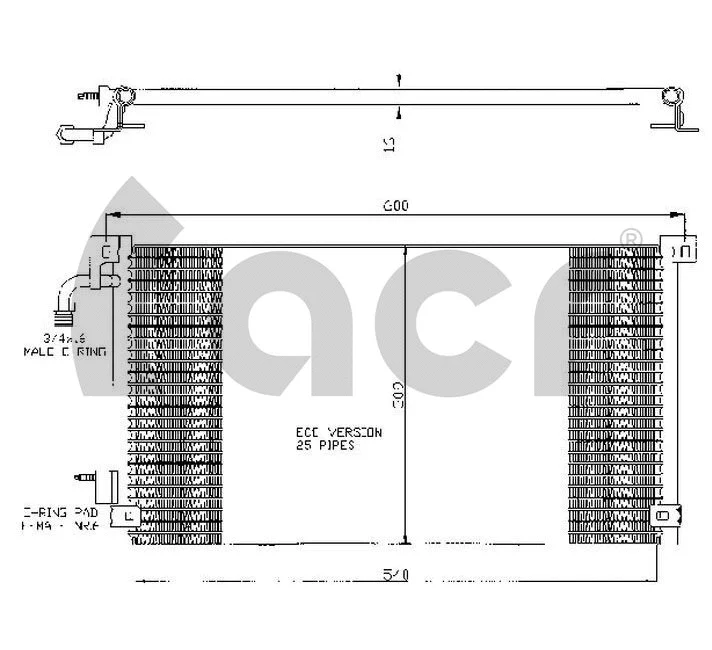Condenser, air conditioning