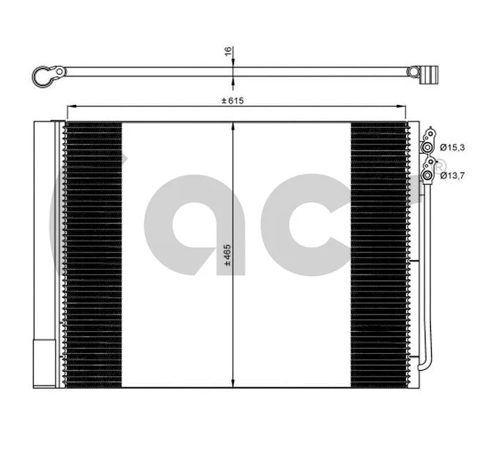 Condenser, air conditioning