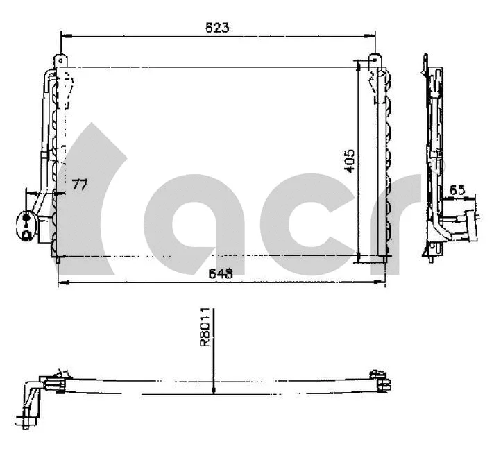 Condenser, air conditioning (300169)