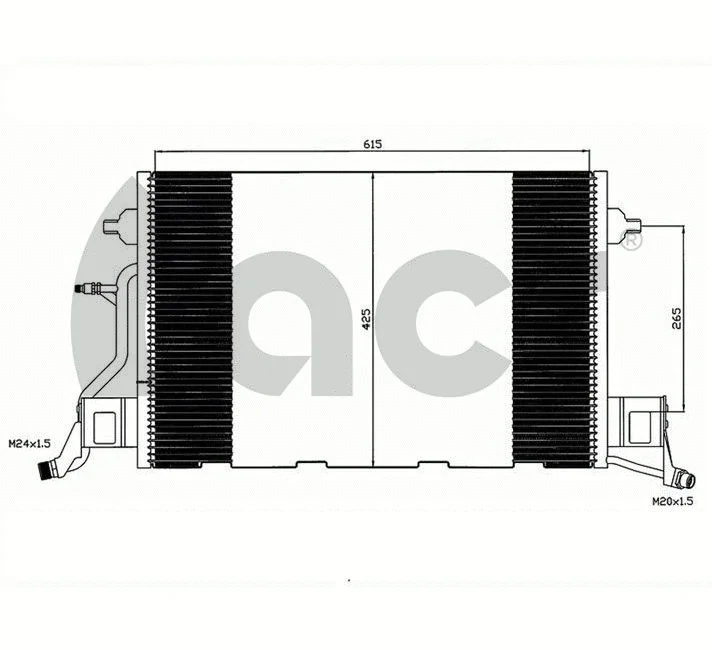 Condenser, air conditioning