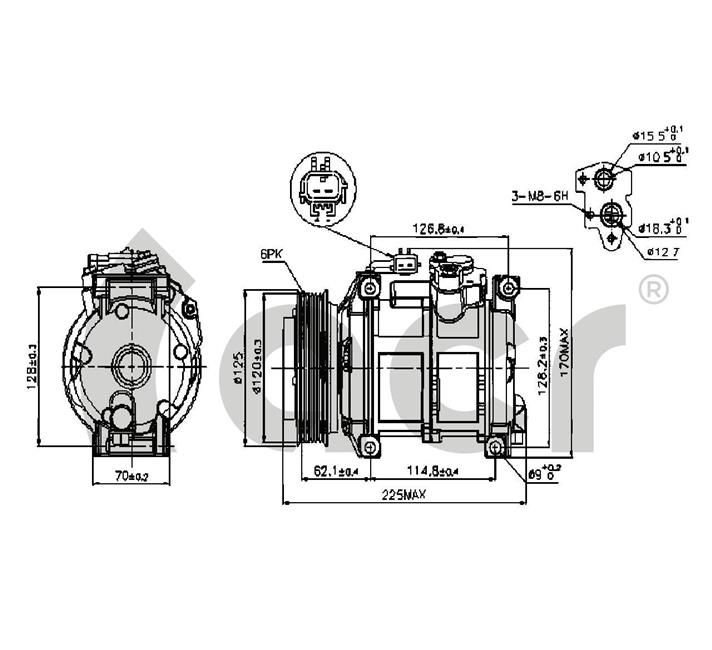 Compressor, air conditioning