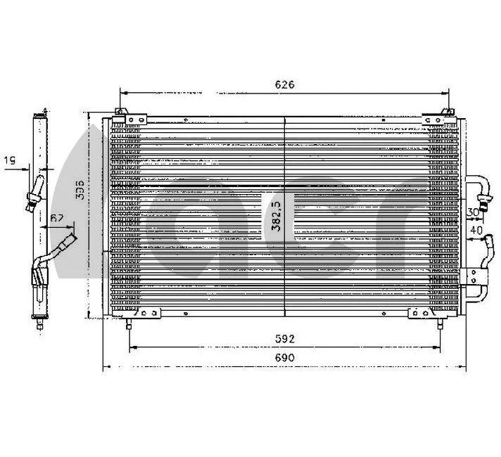 Condenser, air conditioning (300085)
