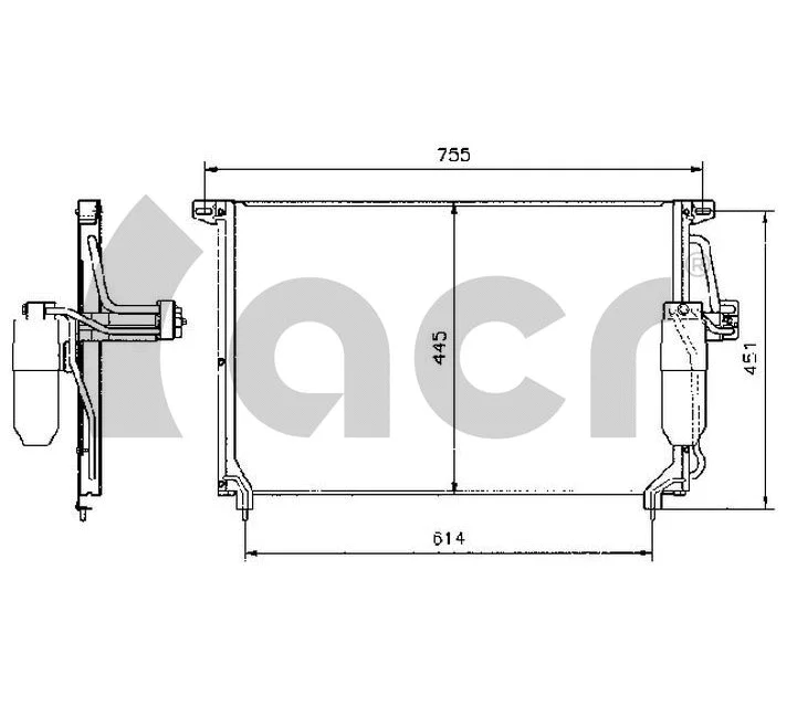 Condenser, air conditioning (300235)