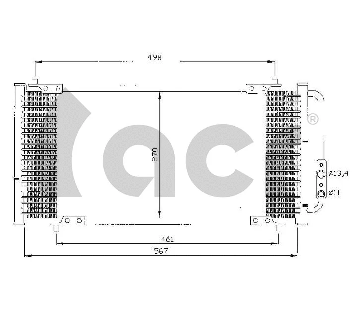 Condenser, air conditioning