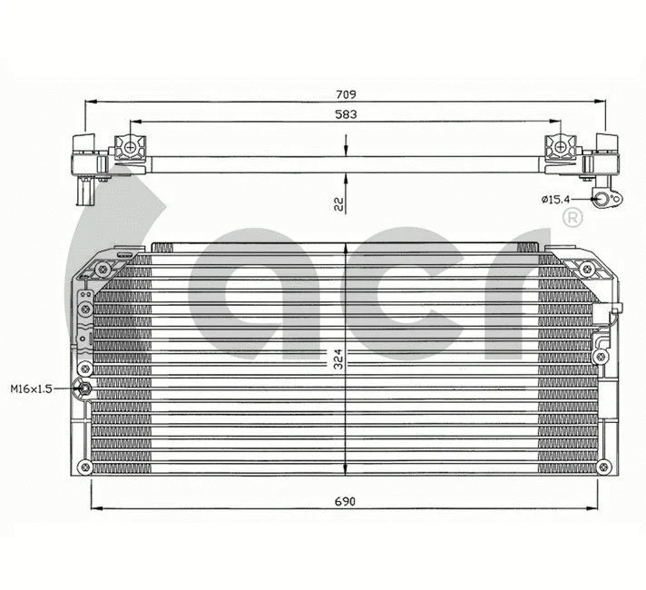 Condenser, air conditioning (300627)