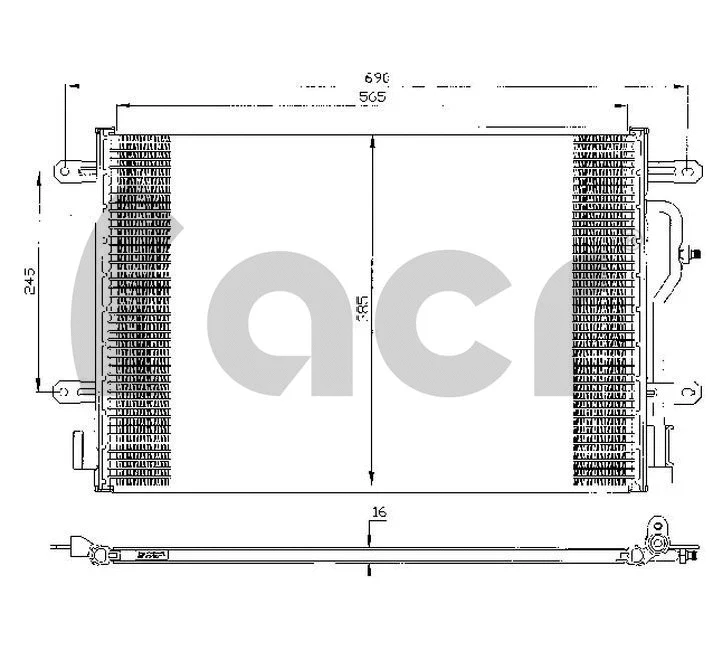 Condenser, air conditioning (300432)
