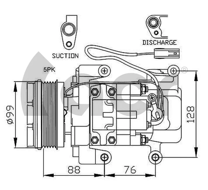 Compressor, air conditioning