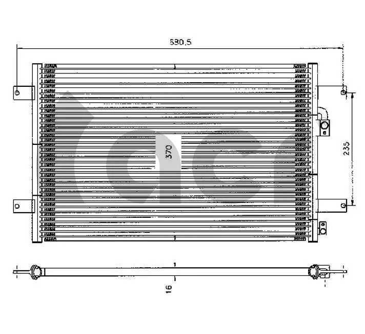Condenser, air conditioning (300083)