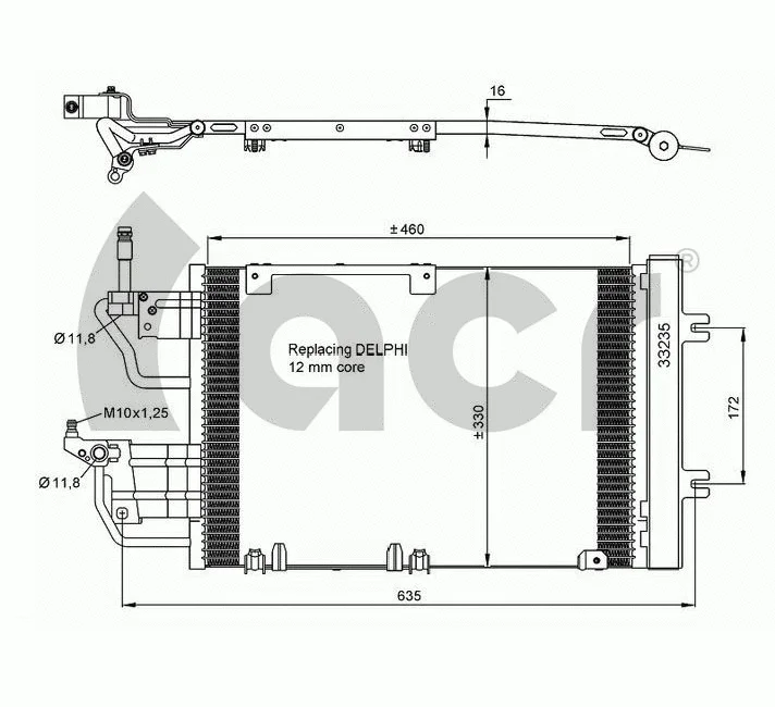 Condenser, air conditioning