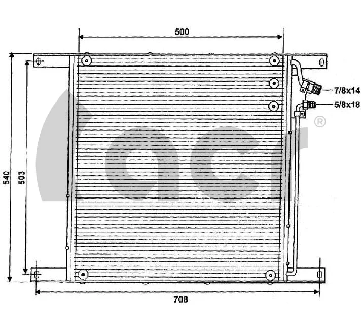 Condenser, air conditioning (300263)