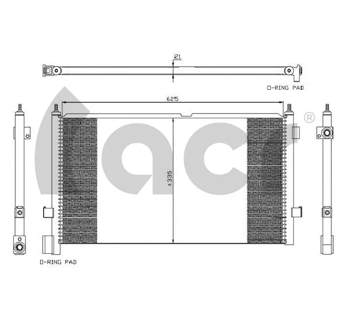 Condenser, air conditioning (300554)