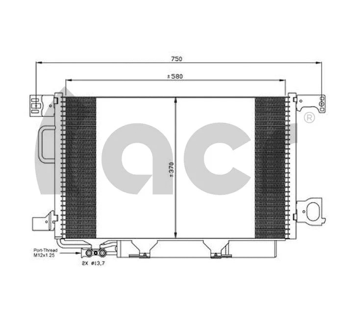 Condenser, air conditioning (300659)