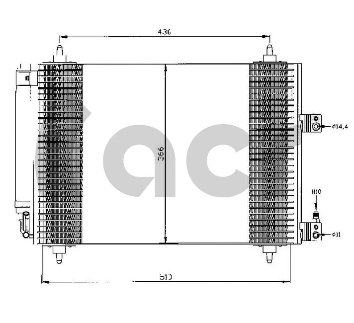 Condenser, air conditioning (300490)