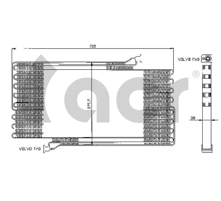Condenser, air conditioning