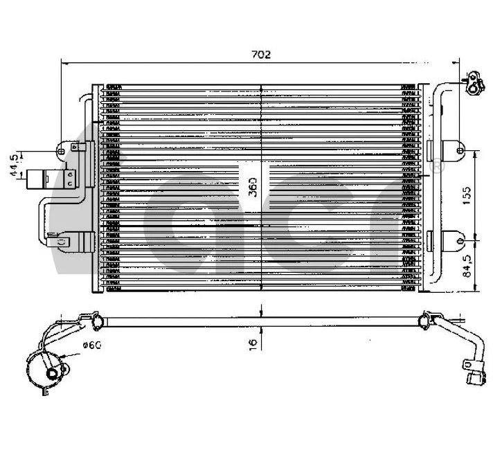 Condenser, air conditioning (300046)