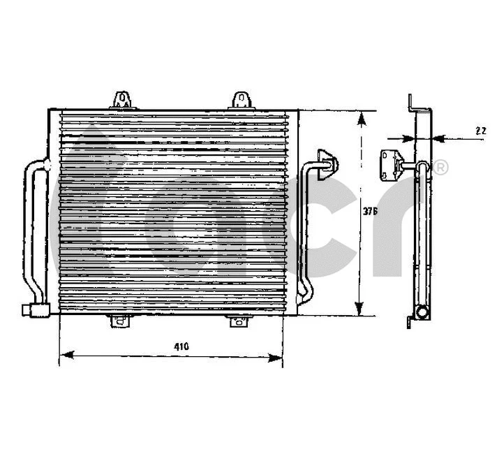 Condenser, air conditioning (300451)