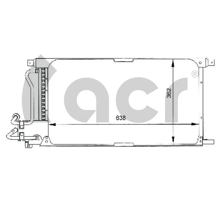 Condenser, air conditioning (300060)