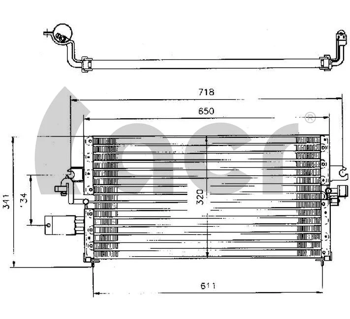 Condenser, air conditioning (300199)