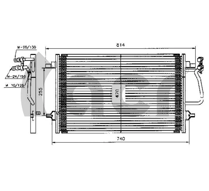 Condenser, air conditioning (300270)