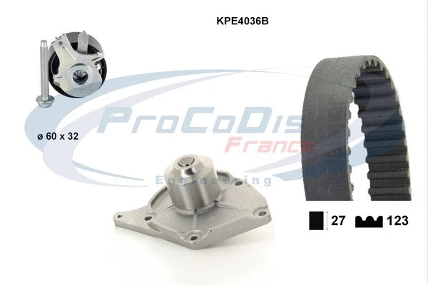 Water Pump & Timing Belt Kit (KPE4036B)