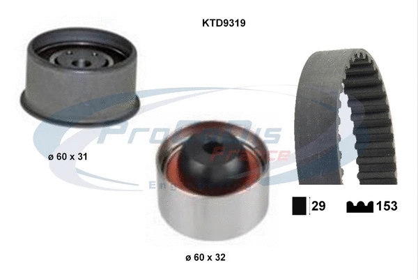 Timing Belt Kit (KTD9319)