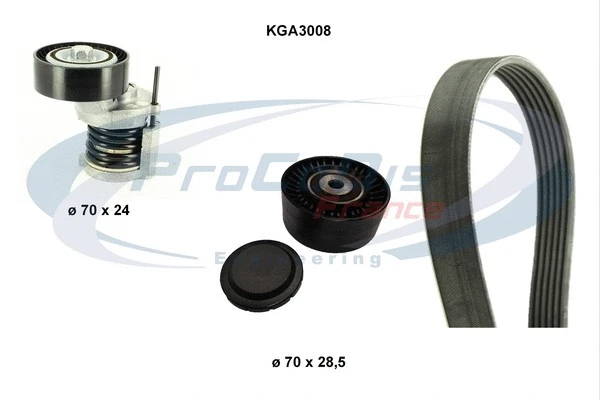 V-Ribbed Belt Set (KGA3008)