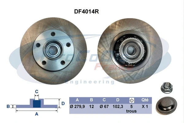 Brake Disc (DF4014R)
