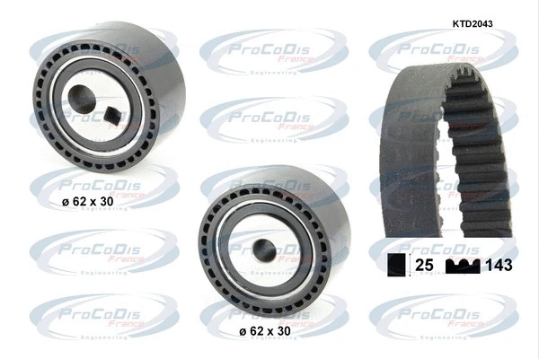 Timing Belt Kit (KTD2043)