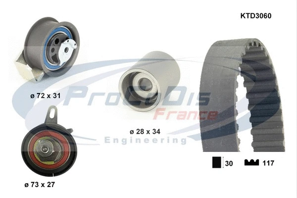Timing Belt Kit (KTD3060)