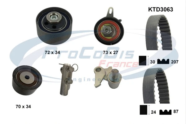 Timing Belt Kit (KTD3063)
