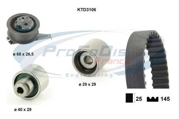 Timing Belt Kit (KTD3106)
