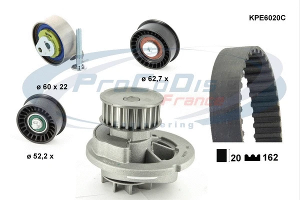 Water Pump & Timing Belt Kit (KPE6020C)