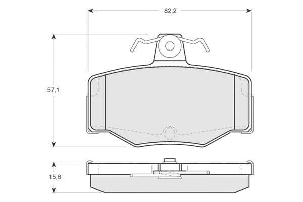 Brake Pad Set, disc brake (PF1293)
