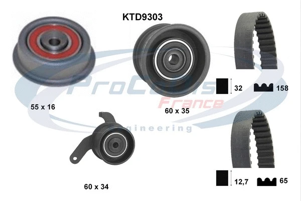 Timing Belt Kit (KTD9303)