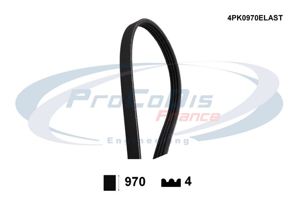 V-Ribbed Belt (4PK0970ELAST)