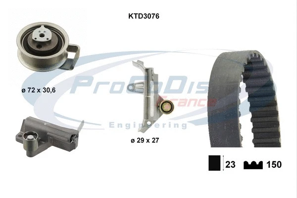 Timing Belt Kit (KTD3076)