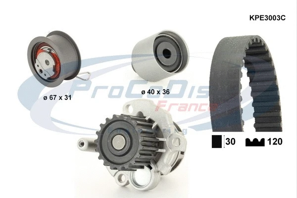 Water Pump & Timing Belt Kit (KPE3003C)