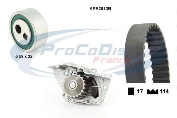 Water Pump & Timing Belt Kit (KPE2013B)