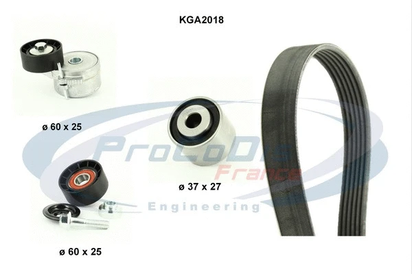 V-Ribbed Belt Set (KGA2018)
