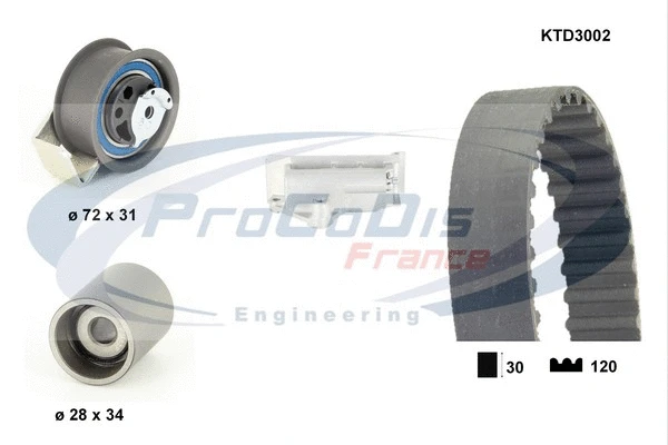 Timing Belt Kit (KTD3002)