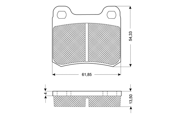 Brake Pad Set, disc brake (PF1037)
