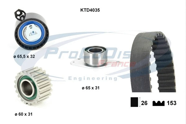 Timing Belt Kit (KTD4035)