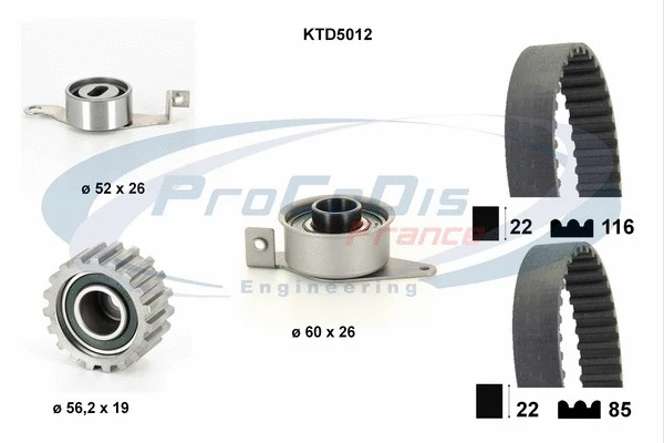 Timing Belt Kit (KTD5012)