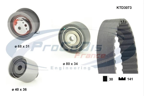 Timing Belt Kit (KTD3073)