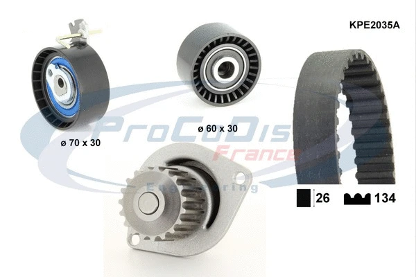 Water Pump & Timing Belt Kit (KPE2035A)