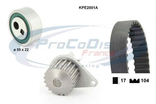 Water Pump & Timing Belt Kit (KPE2001A)
