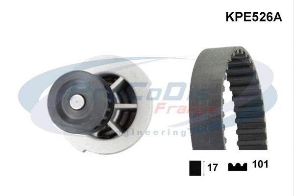 Water Pump & Timing Belt Kit (KPE526A)
