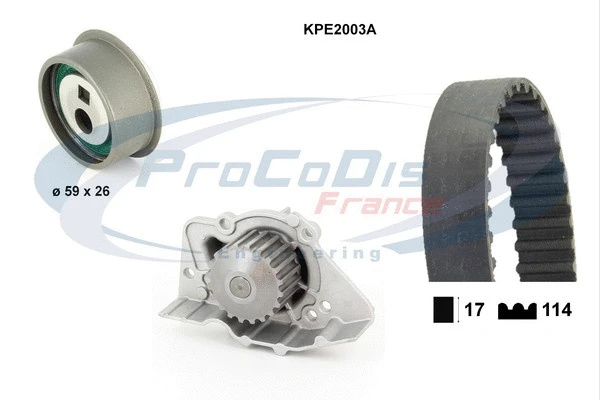 Water Pump & Timing Belt Kit (KPE2003A)