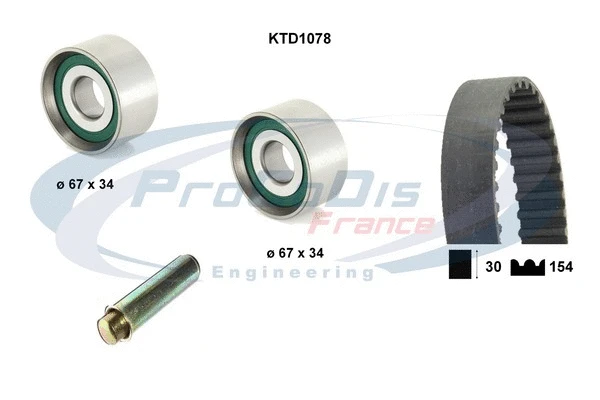 Timing Belt Kit (KTD1078)