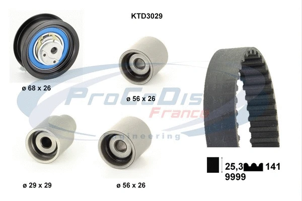 Timing Belt Kit (KTD3029)